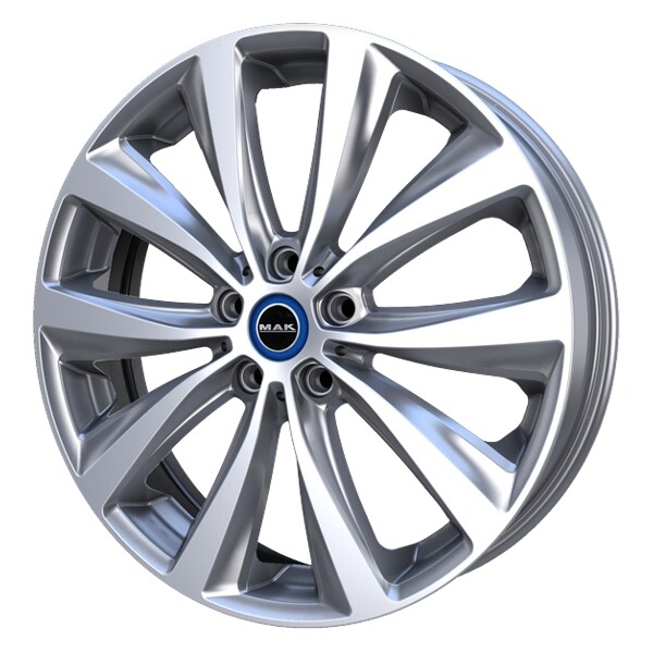 alumiinivanne MAK Watt Silver, 19x5.0 5x112 ET43 keskireikä 66