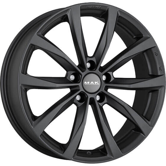 alumiinivanne MAK Wolf Gloss Black, 17x7.0 5x112 ET40 keskireikä 57