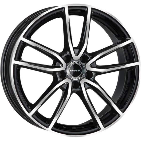 alumiinivanne MAK Evo Black Mirror, 20x8.5 ET keskireikä 66