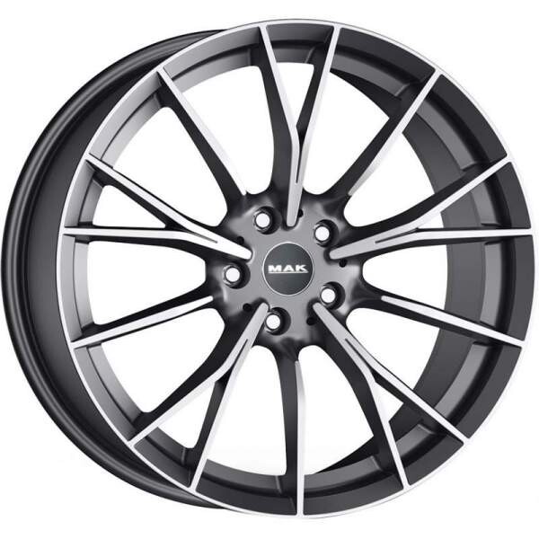 alumiinivanne MAK Fabrik Gun Met-Mirror, 18x9.0 5x112 ET40 keskireikä 66