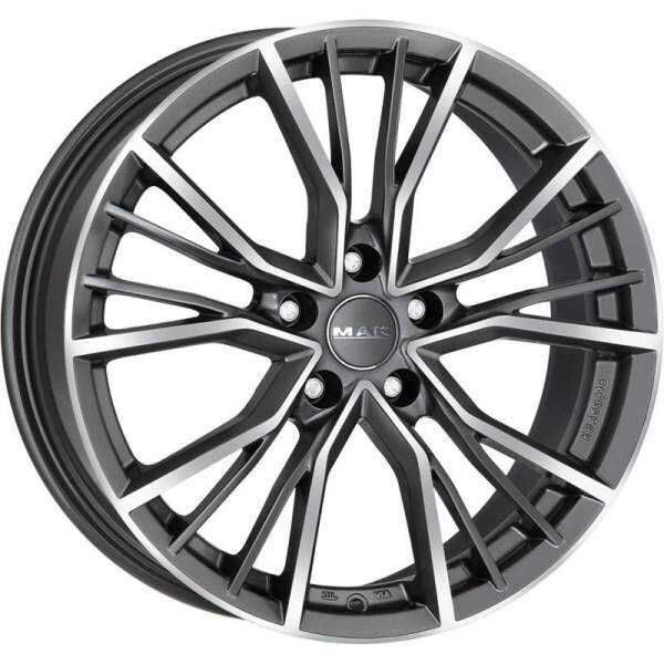 alumiinivanne MAK Union Gun Met-Mirror, 20x8.5 5x112 ET20 keskireikä 66