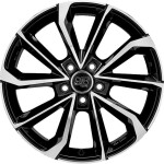 alumiinivanne MSW 42 Gloss Black Full Polished 7.5x17" 5x108 ET38 keskireikä 73.1