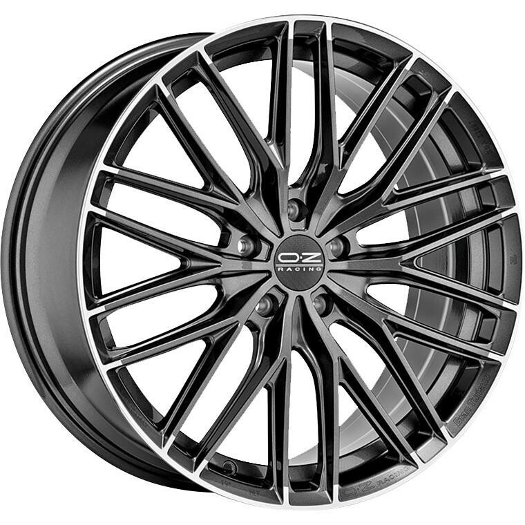 alumiinivanne OZ Racing Gran Turismo HLT Star Graphite Diamond Lip 8.5x20" 5x112 ET40 keskireikä 75