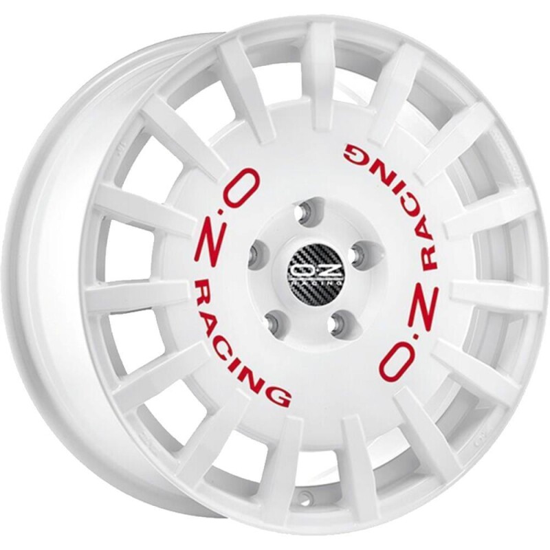 alumiinivanne OZ Racing Rally Racing Race White Red Lettering 8x17" 5x112 ET35 keskireikä 75