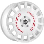 alumiinivanne OZ Racing Rally Racing Race White Red Lettering 8x17" 5x112 ET35 keskireikä 75
