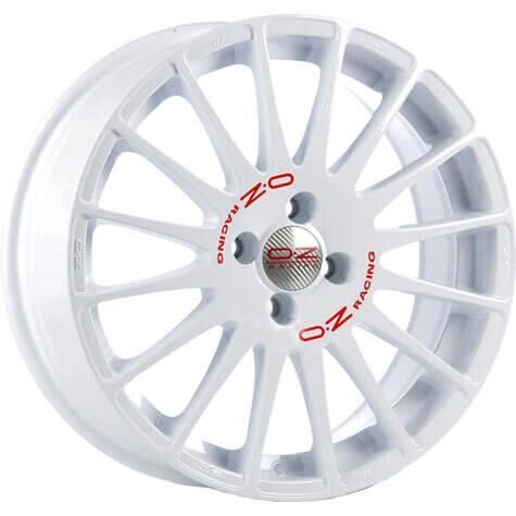 alumiinivanne OZ Racing Superturismo WRC Race White Red Lettering 7x16" 4x108 ET25 keskireikä 65.1