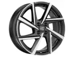 alumiinivanne MSW 80-4 Gloss Black Full Polished 7x17" 4x108 ET20 keskireikä 65.1