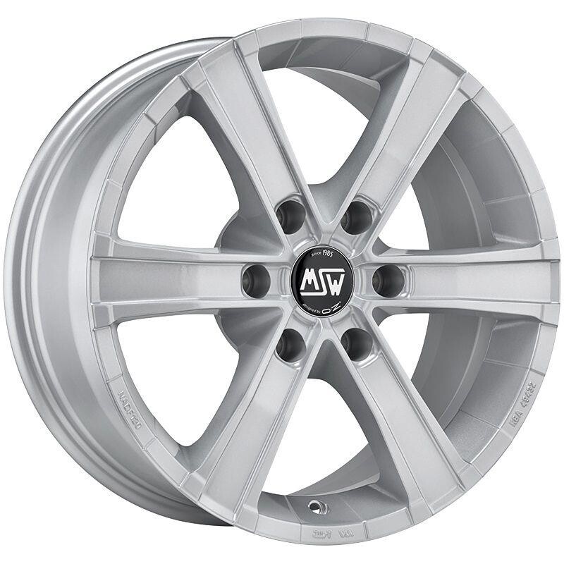 alumiinivanne MSW Sahara 6 Full Silver 8x18" 6x114.3 ET35 keskireikä 66.1