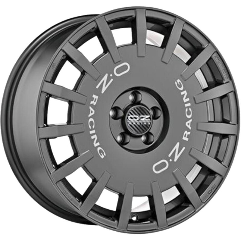 alumiinivanne OZ Racing Rally Racing Dark Graphite Silver Lettering 7.5x18" 5x114.3 ET50 keskireikä 75