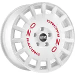 alumiinivanne OZ Racing Rally Racing Race White Red Lettering 7x17" 4x100 ET45 keskireikä 68