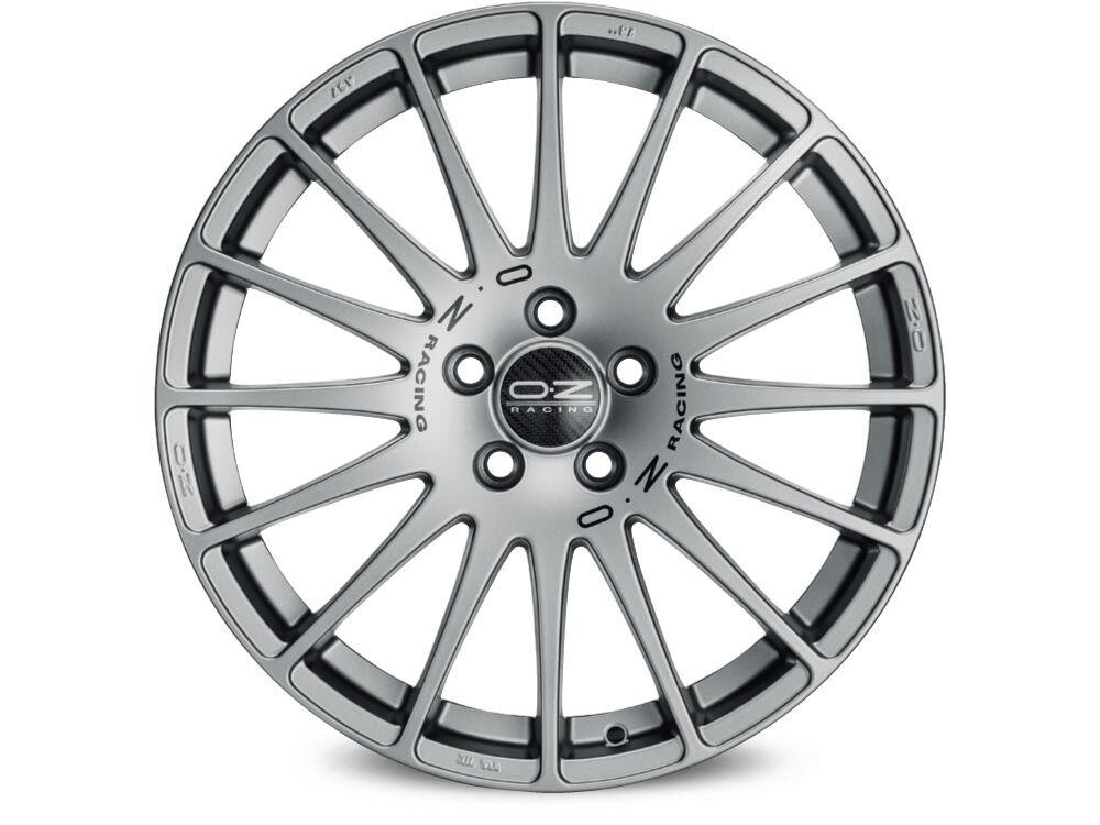 alumiinivanne OZ Racing Superturismo GT Grigio Corsa Black Lettering 7.5x17" 5x112 ET50 keskireikä 75