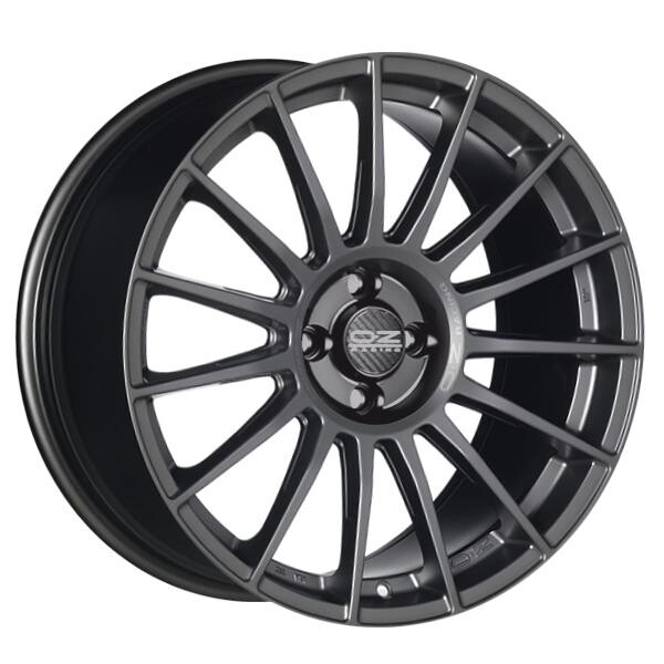 alumiinivanne OZ Racing Superturismo LM Matt Graphite Silver Lettering 8x18" 5x112 ET45 keskireikä 66.6