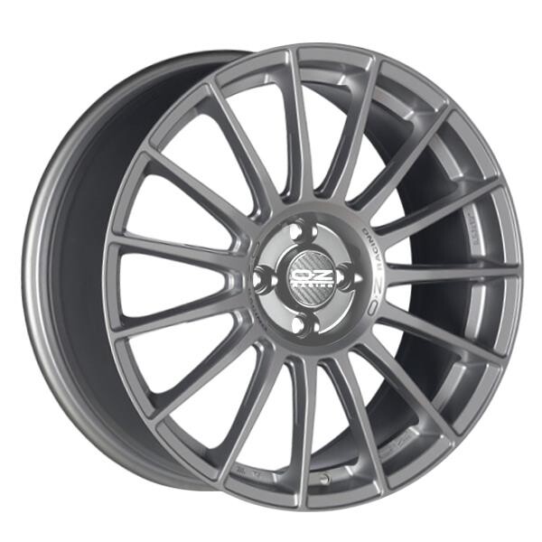 alumiinivanne OZ Racing Superturismo LM Matt Race Silver Black Lettering 8.5x19" 5x112 ET44 keskireikä 75