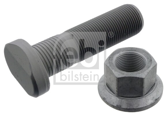 pyörän pultti etuosa/takaosa M22x1,5 x79/91,2mm (kierteen pituus 52mm, galvanoitu / teräs, mutterilla) sopii: MERCEDES ACTROS, ACTROS MP2 / MP3, ACTROS MP4 / MP5, ANTOS, AROCS, ATEGO, AXOR 01.59-