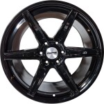 alumiinivanne Nano 5774 Glossy Black 9.5x20" 6x139.7 ET12 keskireikä 110