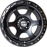 alumiinivanne Nano 3S240 Full Matt Black 8.5x17" 5x127 ET0 keskireikä 71.6