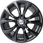 alumiinivanne Nano 5736 Matt Black 10x20" 5x120 ET35 keskireikä 74.1