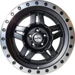 alumiinivanne Nano 5942 Matt Black polished 8.5x17" 5x120 ET0 keskireikä 65.1