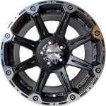alumiinivanne Nano BK717 Matt Black polished 8.5x18" 5x120 ET20 keskireikä 65.1