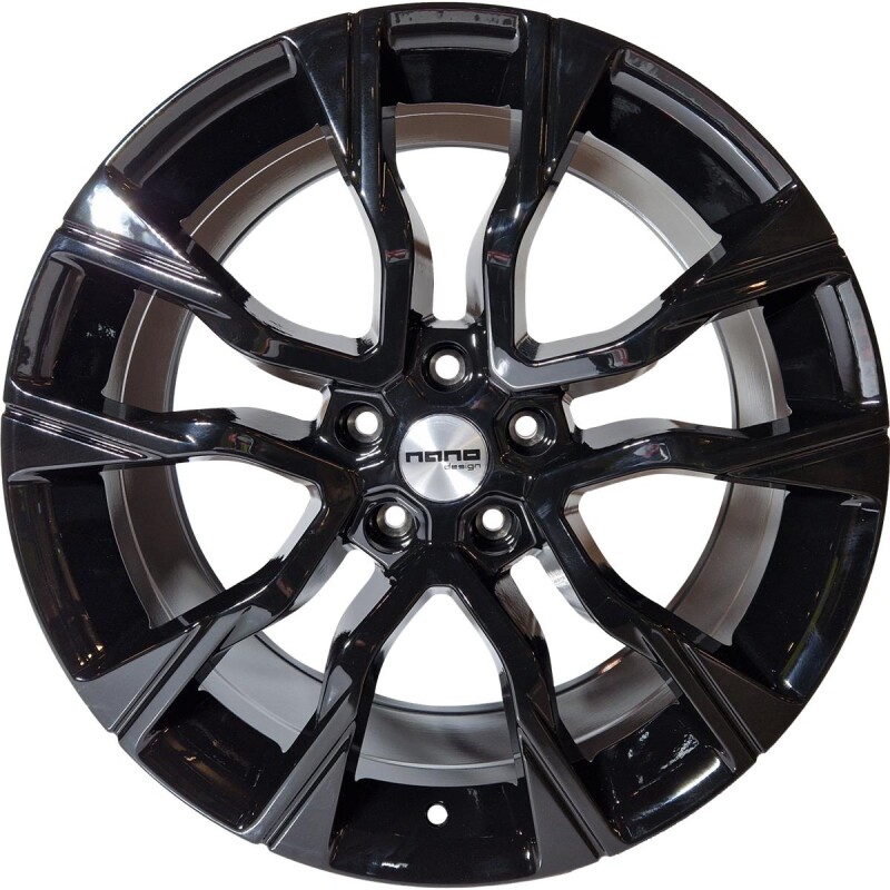 alumiinivanne Nano 5755 Glossy Black 9x20" 5x120 ET40 keskireikä 72.6