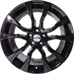 alumiinivanne Nano 5755 Glossy Black 9x20" 5x120 ET40 keskireikä 72.6