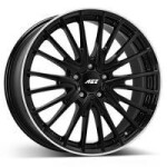 alumiinivanne AEZ Berlin Black/polished lip 8x19" 5x112 ET38 keskireikä 66.6