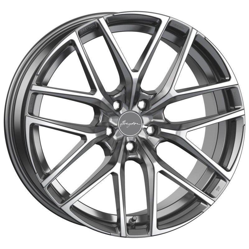 alumiinivanne Breyton Hibonit Matt Gun Polished Face 10x20" 5x112 ET38 keskireikä 66.6
