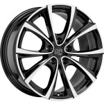 alumiinivanne MSW 27T Gloss Black Full Polished 9.5x20" 5x114.3 ET45 keskireikä 64.1