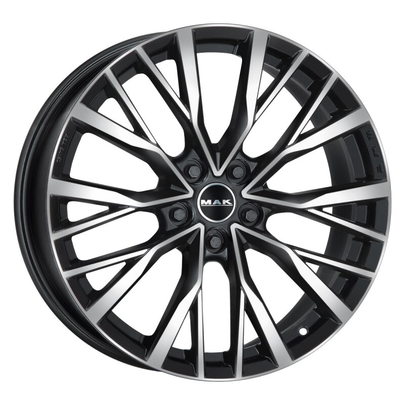alumiinivanne MAK Kent Black Mirror 8.5x20" 5x120 ET38 keskireikä 72.6