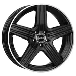 alumiinivanne MAK Lewis-D Gloss Black Mirror Ring 9.5x20" 5x112 ET57 keskireikä 66.6
