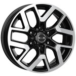 alumiinivanne MAK Gravel Black Mirror 6.5x16" 6x125 ET50 keskireikä 74.1