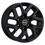 alumiinivanne MAK Gravel Matt Black 7.5x17" 6x130 ET55 keskireikä 84.1
