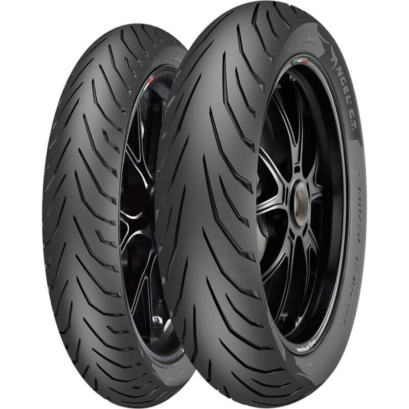 moottoripyörän rengas 100/80-17 Pirelli ANGEL CITY 52S TL TOURING CITY Front #E