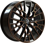 alumiinivanne Fondmetal 1972 Black Clearcoat Matt Bronze Machined 9x21" 5x112 ET26 keskireikä 66.5