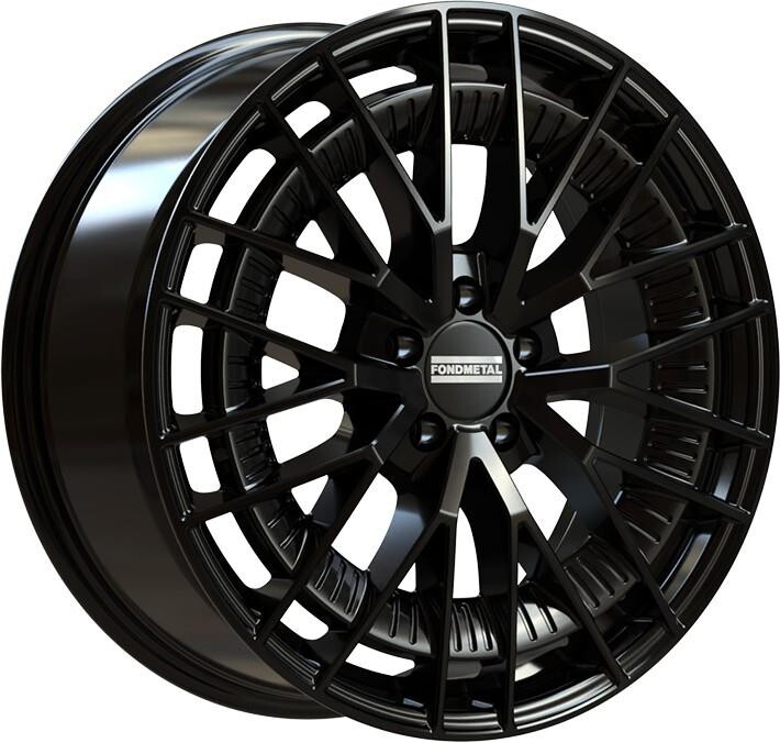 alumiinivanne Fondmetal Kari Glossy Black 10x21" 5x112 ET19 keskireikä 66.5