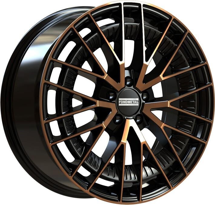 alumiinivanne Fondmetal Kari Black Clearcoat Matt Bronze Machined 8x19" 5x112 ET45 keskireikä 66.5