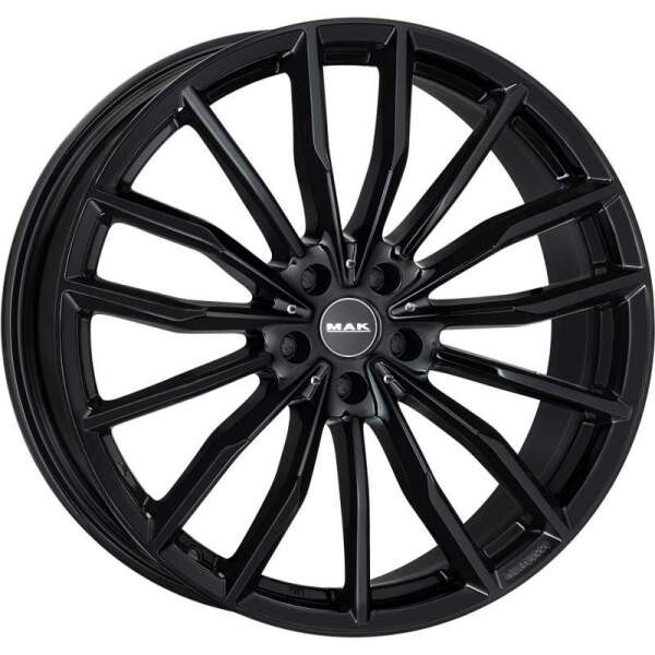 alumiinivanne MAK Rapp Gloss Black, 21x10.5 ET keskireikä 66