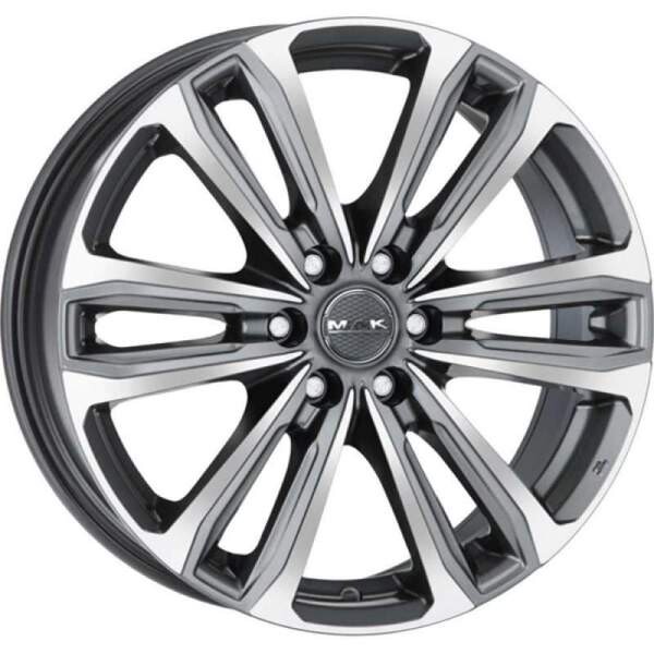 alumiinivanne MAK Safari 6 Gun Met Mirr, 18x8.0 6x130 ET53 keskireikä 84