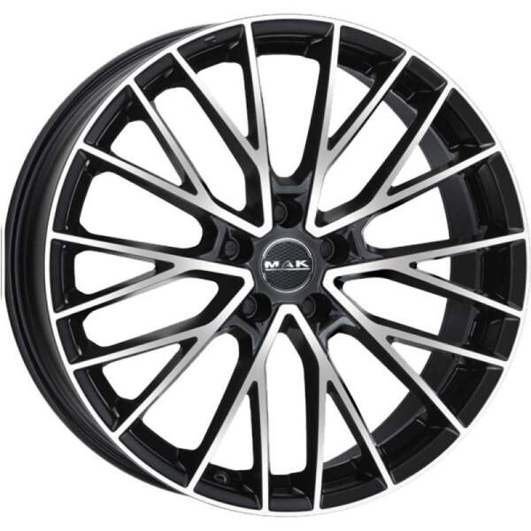 alumiinivanne MAK Speciale Black Mirror, 20x8.5 5x112 ET27 keskireikä 66