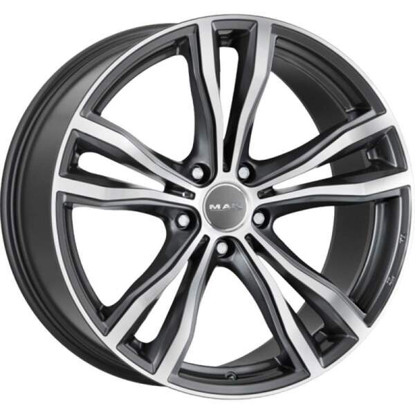alumiinivanne MAK X-tila GrMirror, 20x0.0 5x120 ET40