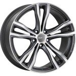alumiinivanne MAK X-tila GrMirror, 20x0.0 5x120 ET40