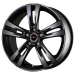 alumiinivanne MAK Zenith Matt Black, 17x7.0 5x108 ET50 keskireikä 72