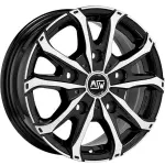 alumiinivanne MSW 48 Van Black Polished, 16x6.5 5x130 ET55 keskireikä 78