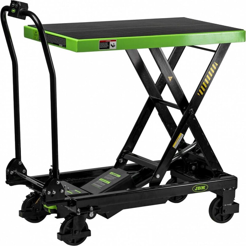 20v akku-hydraulinen nostopöytä 820x520mm. 271-878mm. 500kg (kori) jbm*