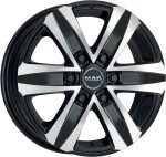 alumiinivanne MAK Stone 6 Black Mirror 8.5x20" 6x139.7 ET38 keskireikä 67.1