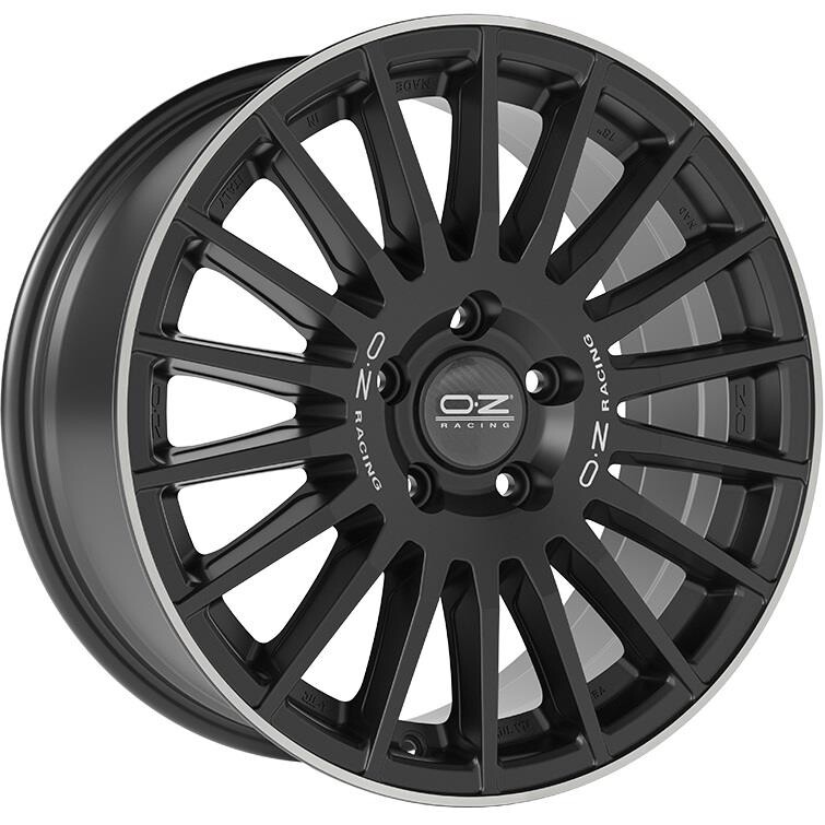 alumiinivanne OZ Racing Rally Desert Matt Black Silver Let. Diamond Lip 8x18" 6x139.7 ET45 keskireikä 95.1