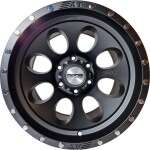 alumiinivanne Nano 5187 Full Matt Black 8.5x16" 6x139.7 ET-15 keskireikä 110.1