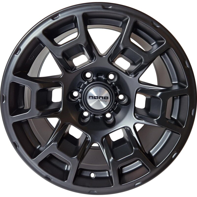 alumiinivanne Nano 5914 Full Matt Black 8.5x17" 6x139.7 ET-10 keskireikä 110.1