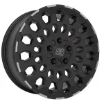 alumiinivanne MSW 99 Van Matt Black Lip Polished 8x18" 5x120 ET45 keskireikä 65.1