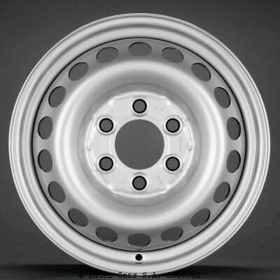 6,50Jx16 H2; 6x130x84; ET 62; teräsvanne: Mercedes Sprinter NCV3 05/06-; Volkswagen Crafter 06/06-